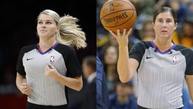 Natalie Sago y Jenna Schroeder hacen historia al pitar en la NBA