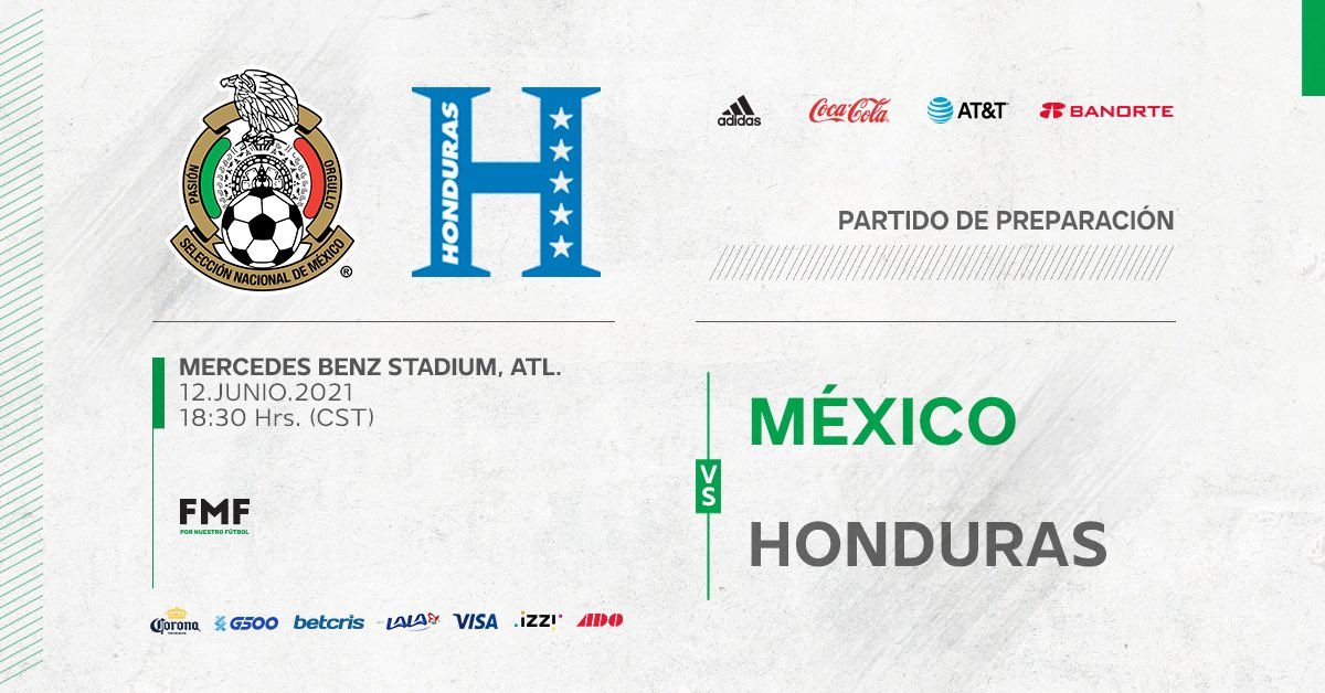 Honduras y México jugarán amistoso en Estados Unidos
