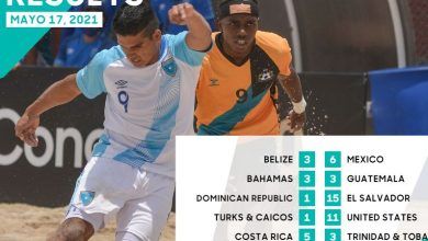 El Salvador y EUA con goleadas en inicio del clasificatorio de fútbol playa