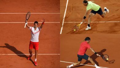 Djokovic, Federer y Nadal con victorias en el Roland Garros