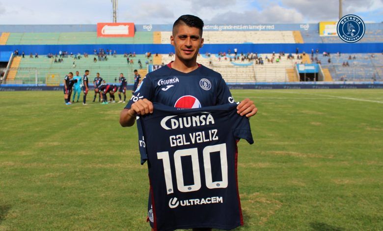 Matías Galvaliz llegó a 100 partidos con el FC Motagua