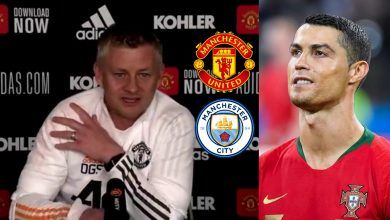 Solskjaer a Cristiano Ronaldo: "Cuando jugaste para el Manchester United, no te vas al Manchester City"