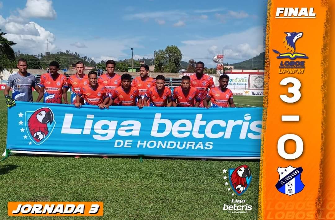 Lobos UPNFM consigue su primer triunfo con goleada ante Honduras Progreso -  HonduSports Ilustrada