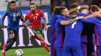 Eliminatoria europea: Italia saca amargo empate en casa mientras que Inglaterra gana con autoridad.