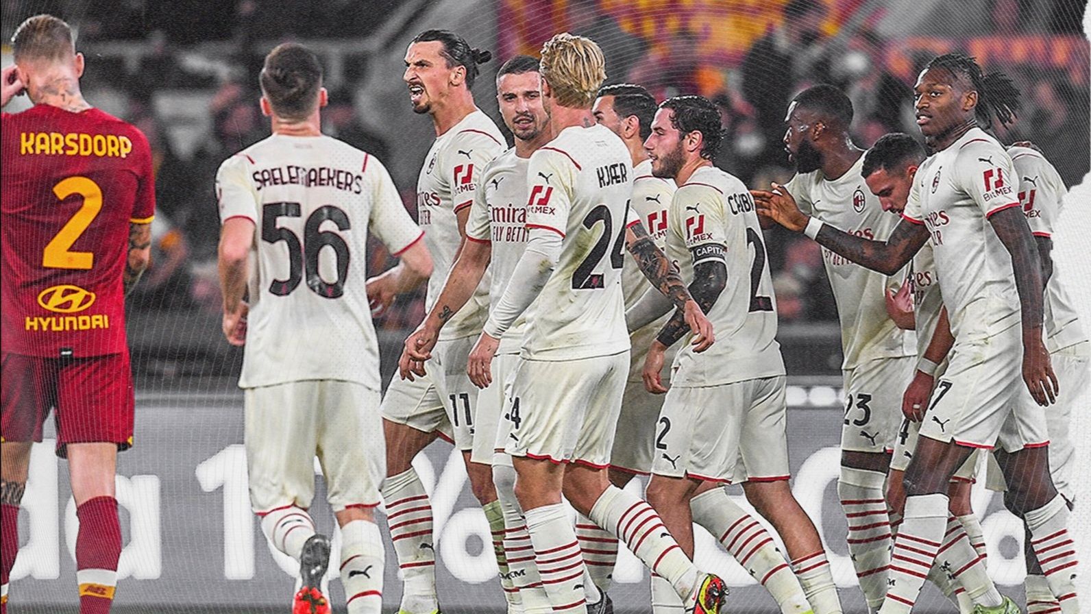 Vídeo: Ibrahimovic firma un partidazo y guía al AC Milan a vencer a la Roma