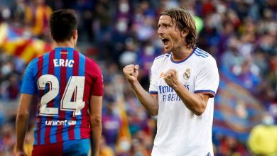 Luka Modric cumplió 400 juegos con el Real Madrid disputando el clásico