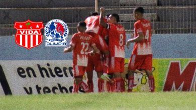 Vídeo: Vida da un fuerte golpe de autoridad y vence al Olimpia en La Ceiba