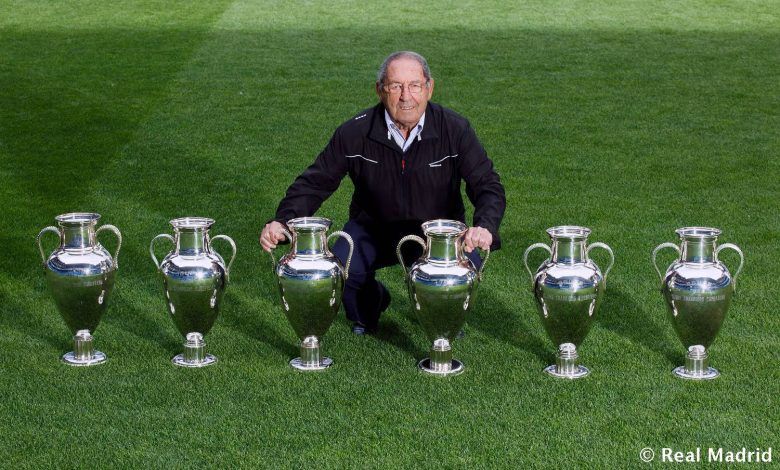 Fallece Francisco Gento, único jugador con seis Copas de Europa