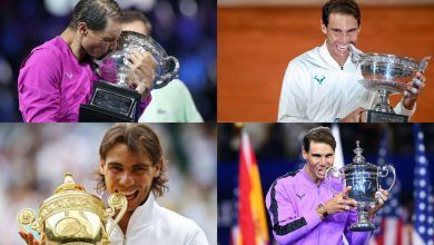 Así reparte Rafael Nadal sus 21 Grand Slams