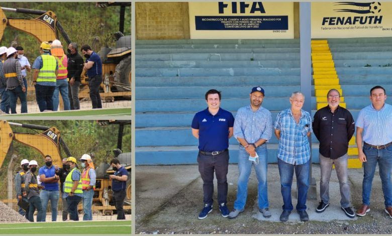 La FIFA y ForwardAmericas supervisan obras en la casa de la H