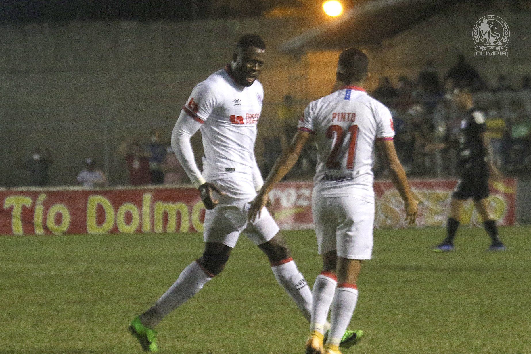 Arboleda y Chirinos le dan tres puntos claves al Olimpia ante Honduras Progreso