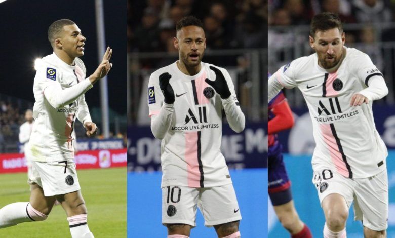 Vídeo: Neymar y Mbappé con hat-tricks en goleada del PSG; Messi asistió tres goles