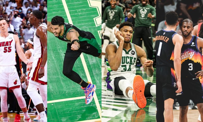 Heat, Celtics, Bucks y Suns toman ventaja en juego uno de los playoffs