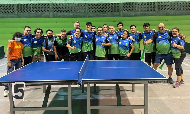 Club Sula de Tenis de Mesa se corona campeón por equipos