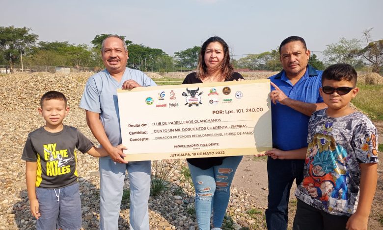 Estadio Mauricio Dubón de Olancho recibe importante donación