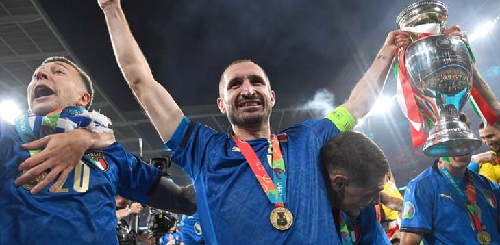Giorgio Chiellini jugará su último partido con Italia ante Argentina en la 'Finalissima'