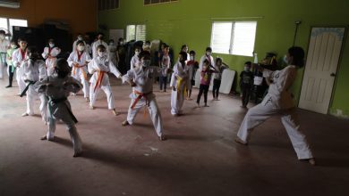 Gabriel Umanzor, usa el taekwondo para ayudar a niños en riesgo social