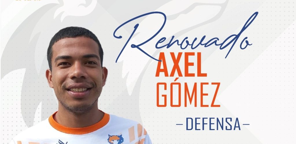 El lateral izquierdo Axel Gómez también renovó el contrato.