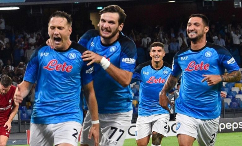 Repaso del Napoli a un desdibujado Liverpool en el "Diego Maradona"