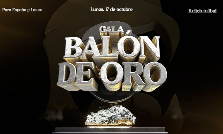 Ibai Llanos transmitirá por Twitch la gala del Balón de Oro