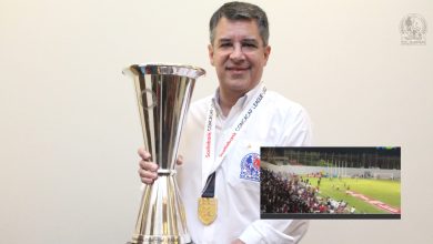 Rafael Villeda, Presidente de Olimpia reacciona molesto tras invasión de aficionados al estadio