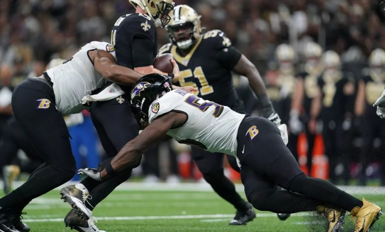 Saints caen ante Ravens en el cierra de semana 9 épica en la NFL