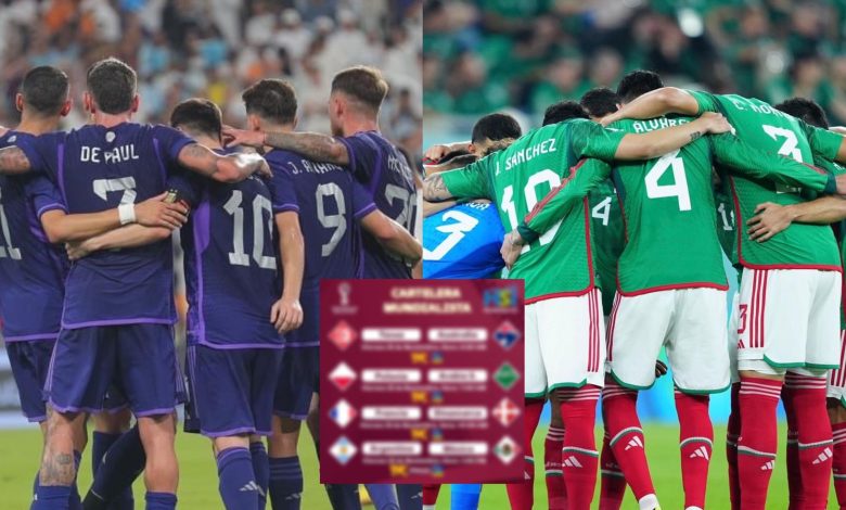 Argentina se mide ante México: Así se jugará la jornada mundialista de este sábado