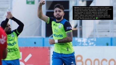 ¿Se despide? El mensaje de Agustín Auzmendi al Olancho FC y su afición