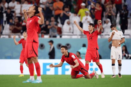 Corea del Sur derrota a Portugal y se mete en octavos de final de Catar 2022