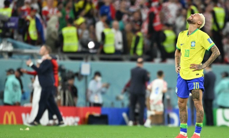 Neymar, destrozado: rompió a llorar tras la eliminación de Brasil
