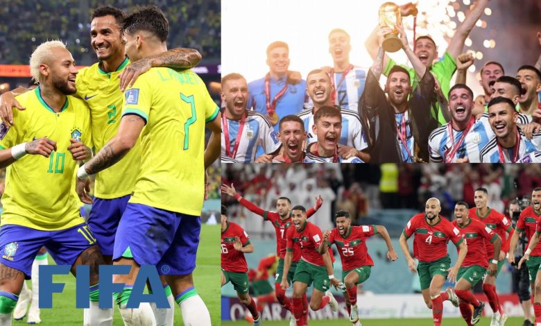 Ranking FIFA tras Catar 2022: Brasil líder; Argentina, segunda