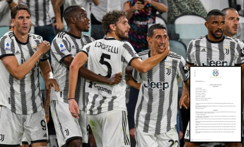 La Juventus sancionada con 15 puntos menos por el 'caso plusvalías'; cae a la décima posición