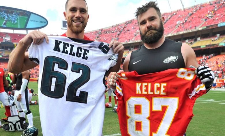 Travis y Jason: los Kelce cara a cara en el Super Bowl LVII
