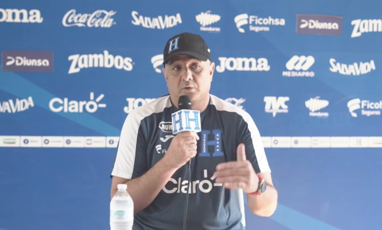Diego Vázquez sobre el partido ante El Salvador: "Es sumamente positivo, Honduras no está para subestimar a nadie"