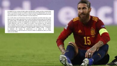 Sergio Ramos anuncia su retiro de la selección Española