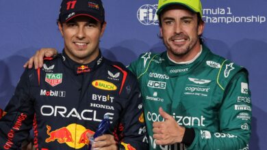 'Checo' Pérez se queda con la Pole en Arabia. Verstappen, 15
