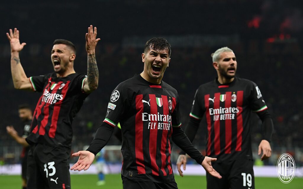 Con gol de Bennacer el AC Milan toma ventaja sobre Napoli
