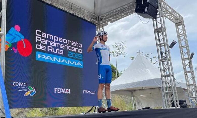 Héctor Menéndez pone en alto el ciclismo catracho en Panamericano de Ruta
