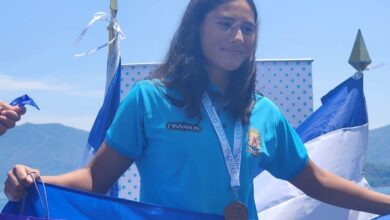 Alina Benítez del club MSPS, bronce la categoría 10k de -17