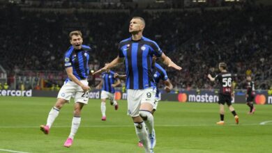 El Inter vence al AC Milan en la ida de las semis de la UCL