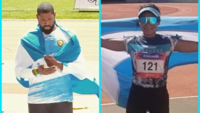 Winston Campbell y Yessica Espinal, ganan oro en Centroamericano de Atletismo