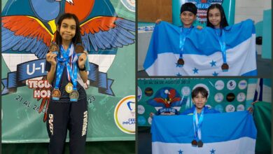 Ocho medallas para Honduras en el Centroamericano y México de Tenis de Mesa U11/U13