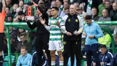 Luis Palma debuta en la goleada del Celtic sobre el Dundee