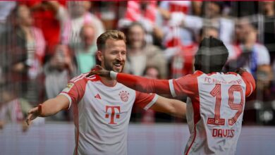FC Bayern con tres goles de Kane, golea a Bochum