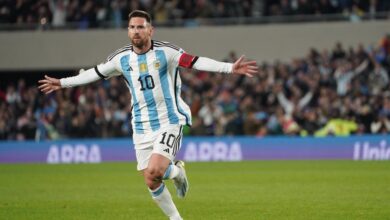 Messi anotó de tiro libre y le dio la victoria a Argentina