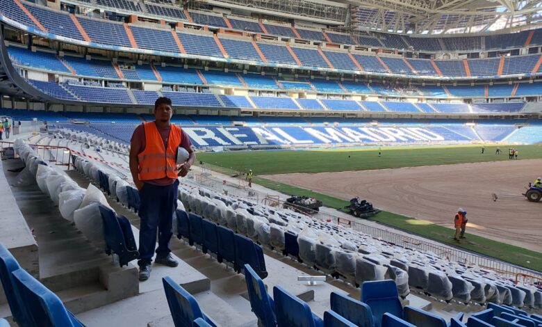 Selvin Borjas, un hondureño dentro del "Santiago Bernabéu"