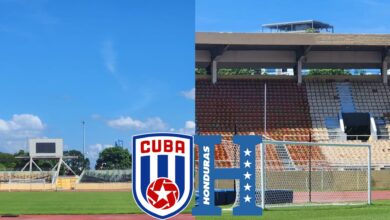 Así luce el Estadio Félix Sánchez donde jugarán Cuba y Honduras