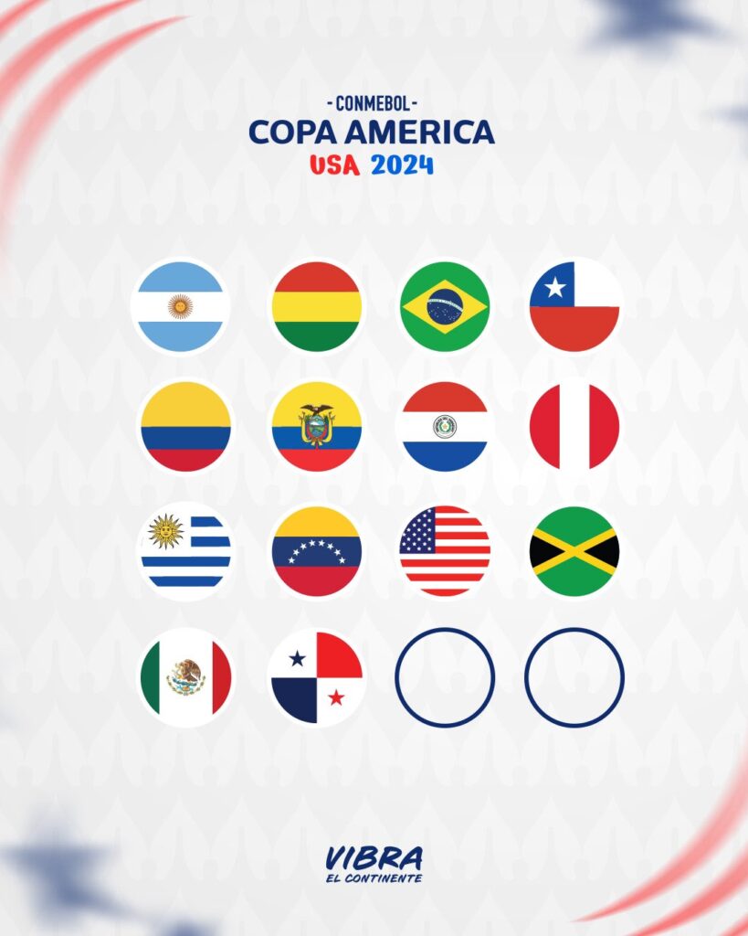 Oficial Así serán los bombos de la Copa América 2024