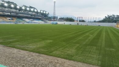 Así luce la nueva grama del Estadio Francisco Morazán de SPS