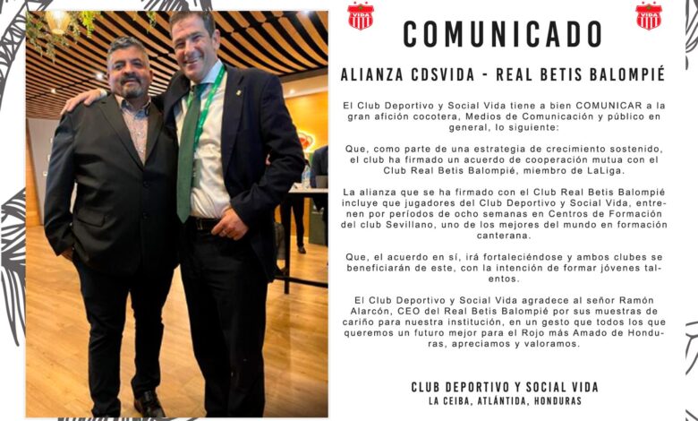 El CDS Vida firma importante acuerdo estratégico con el Real Betis Balompié